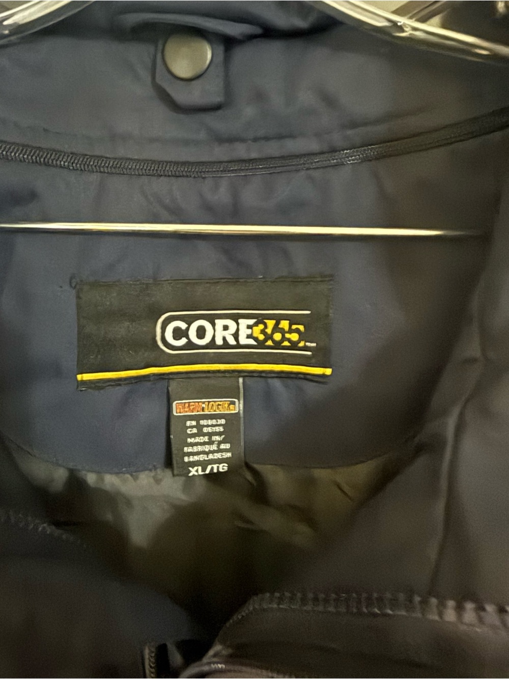 LabCorp Men's Navy Performance Rain Jacket - Picture 3 of 7